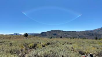 A beautiful and sunny day at the Pickel site.