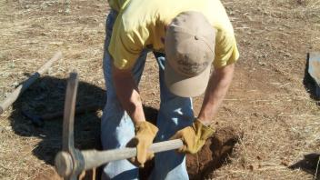 John Excavates at CA-MRP-1881
