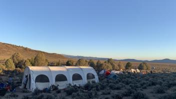 Neighborhood of tents at TNKG.