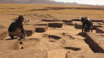 This area was covered in ancient roasting pits.