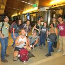 2019 UC Davis field school students leaving the U.S. for Peru.